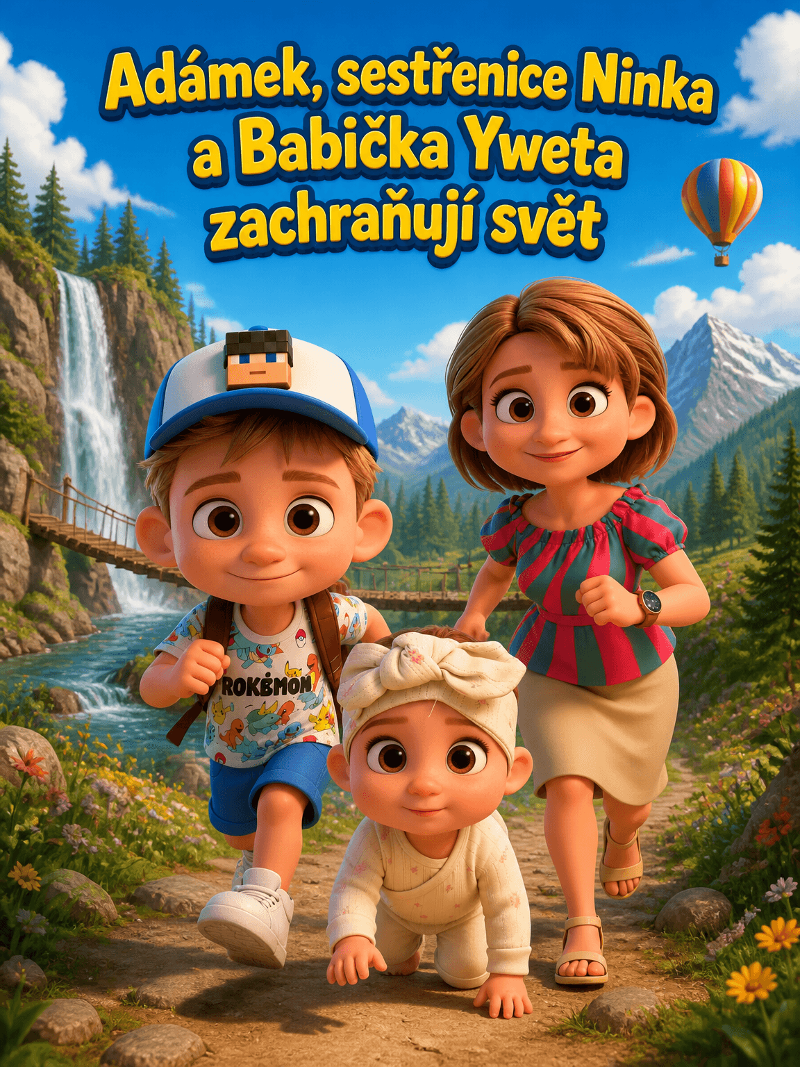 Adámek, sestřenice Ninka a Babička Yweta zachraňují svět